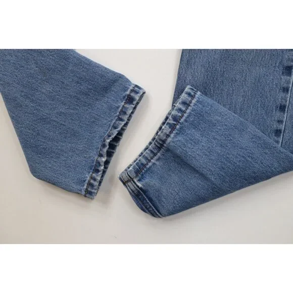 Vintage Y2K Levis 505 Mens 30x30 Faded Regular Straight Leg Denim Jeans Blue